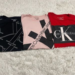 Calvin Klein-Boy's-Bundle Of 3-T Shirt